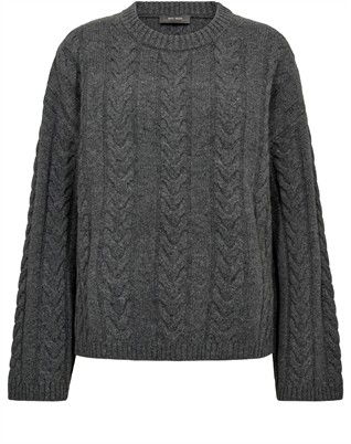 MMBryndis Crewneck Strik - Mockingbird